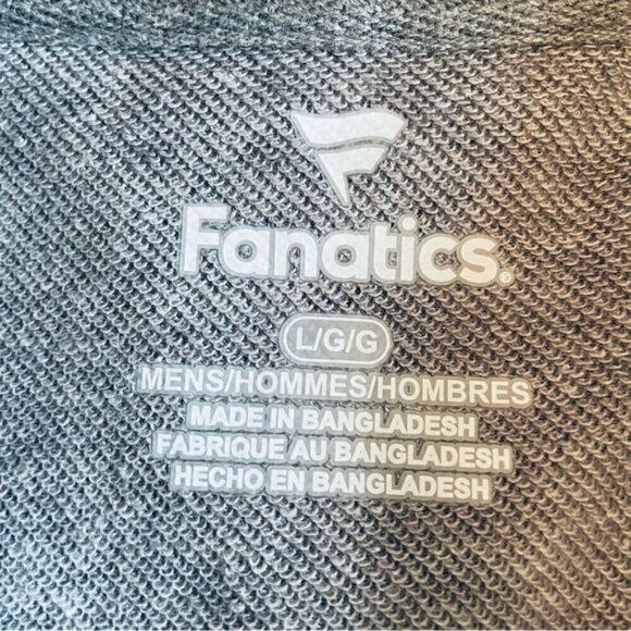 π NWT Miami Hurricanes Fanatics Quarter-Zip Jacket β Heather Gray β Men's L - Picture 7 of 10